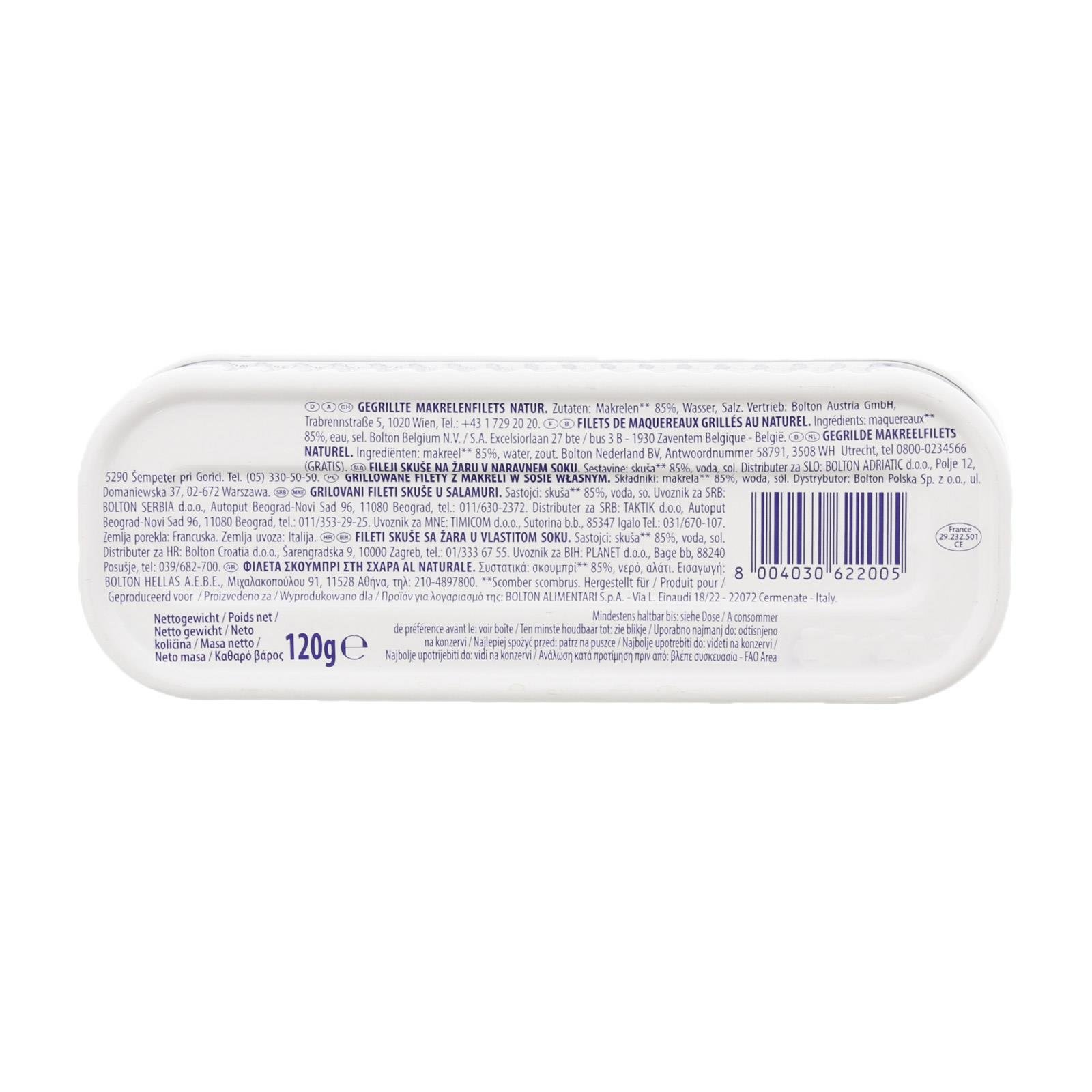 Rio Mare gegrillte Makrelenfilets Natur