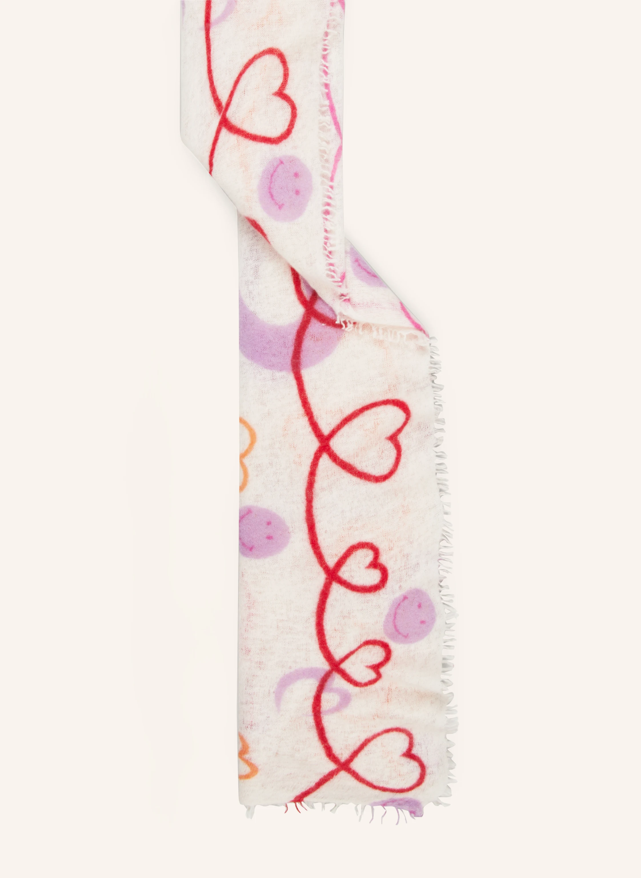 PURSCHOEN Cashmere-Schal HERZANDSMILEY