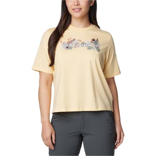 T-shirt COLUMBIA W NORTH CASCADES RELAXED TEE SUNKISSED/BRANDED BOUQUET
