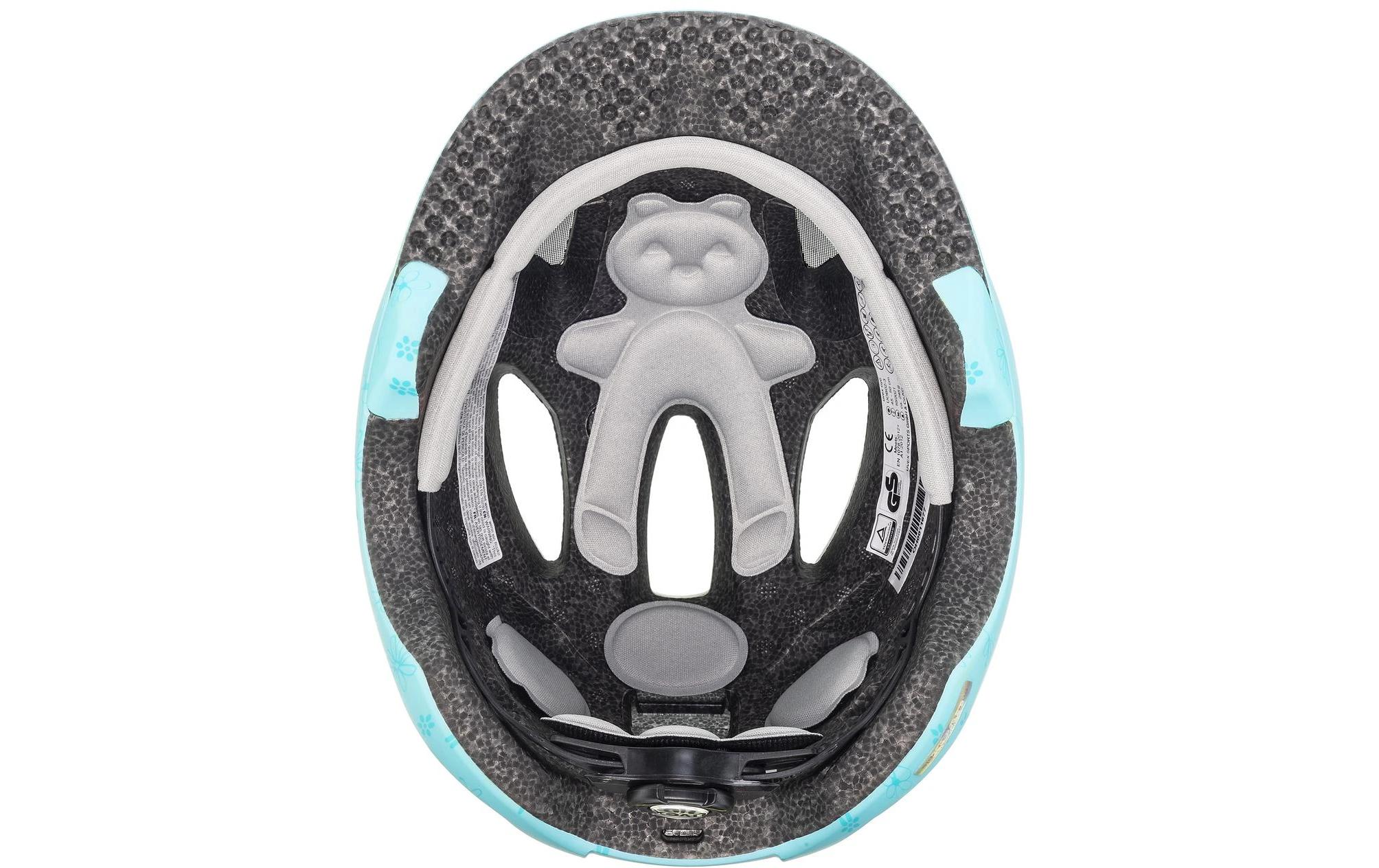 Kinderhelm Oyo Style Flowers Cyan Matt 45 cm - 50 cmFahrradhelm für Kinder