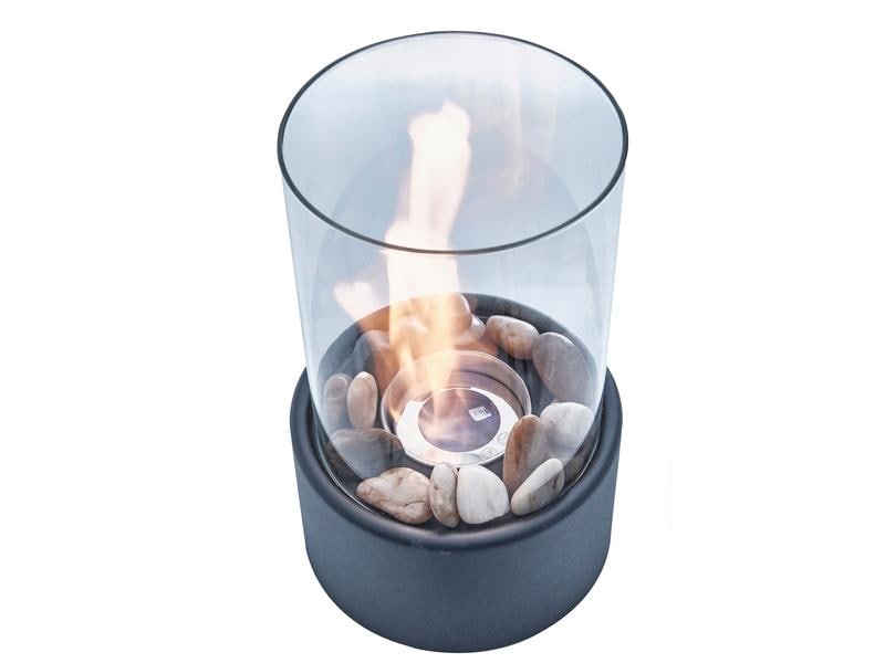 Dameco Tischfeuer für Bioethanol 16 x 26.5 cm In- und Outdoor Dekofeuer