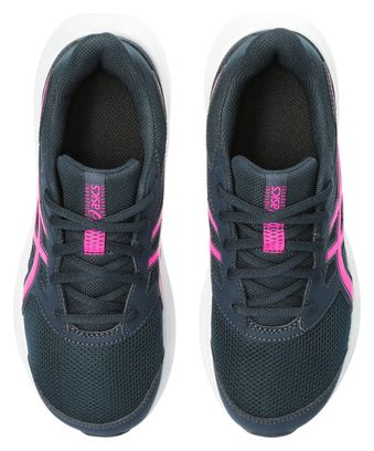 Chaussures Running Asics Jolt 4 GS Bleu/Rose Enfant