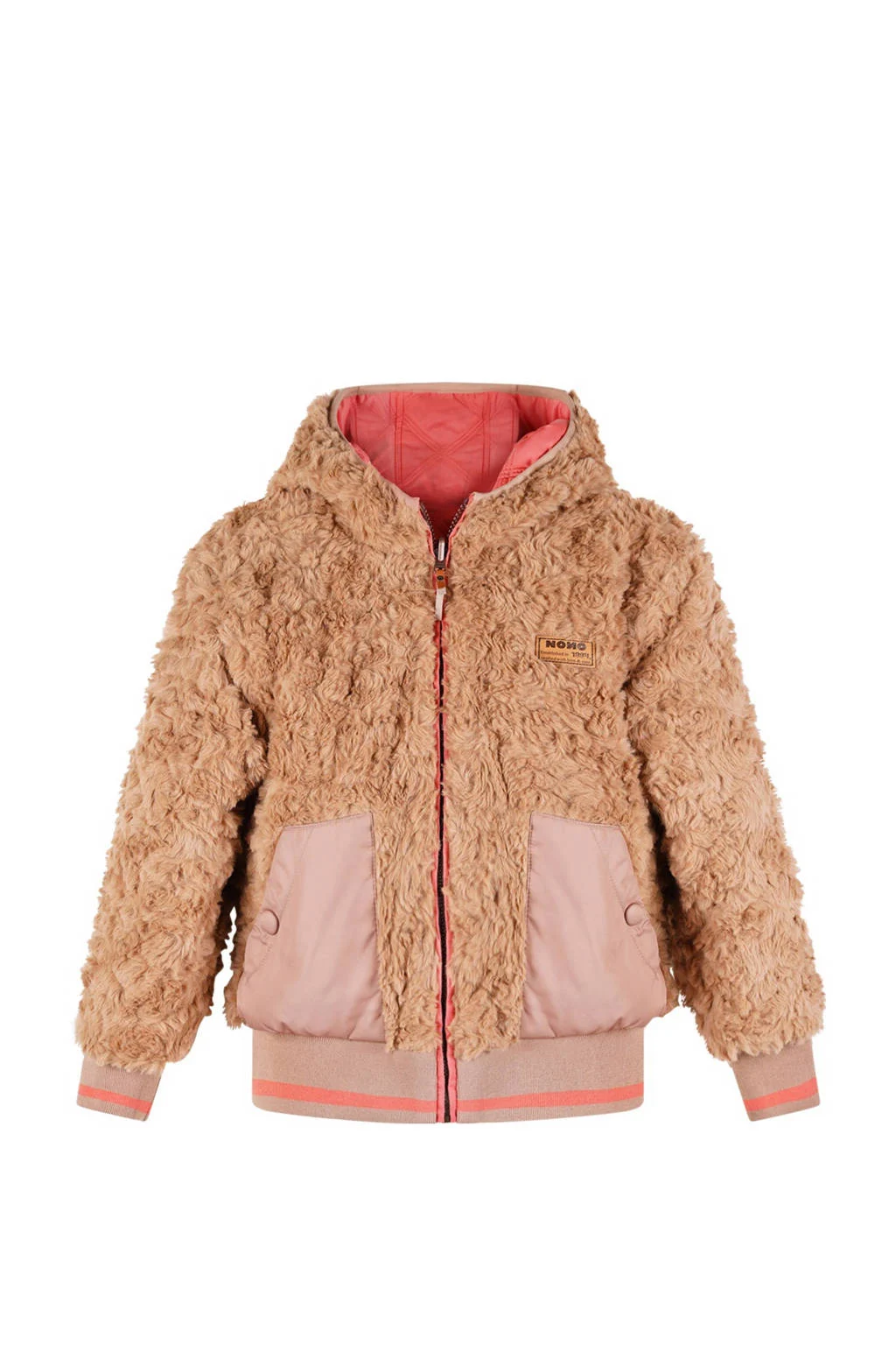 NONO reversible jas oranje