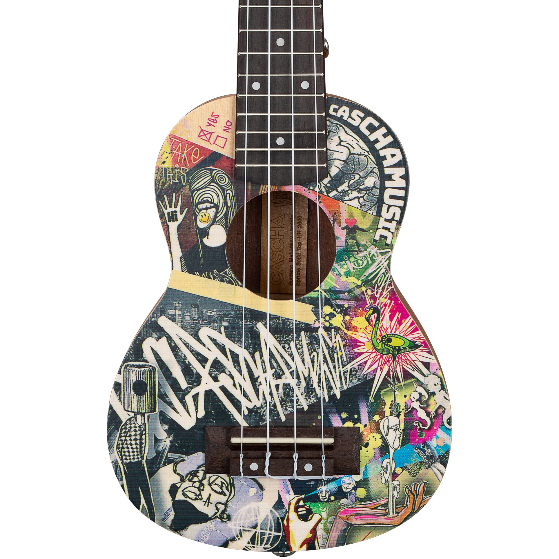 Cascha HH 2600 Sopran Art Series Urban sopraan ukelele set