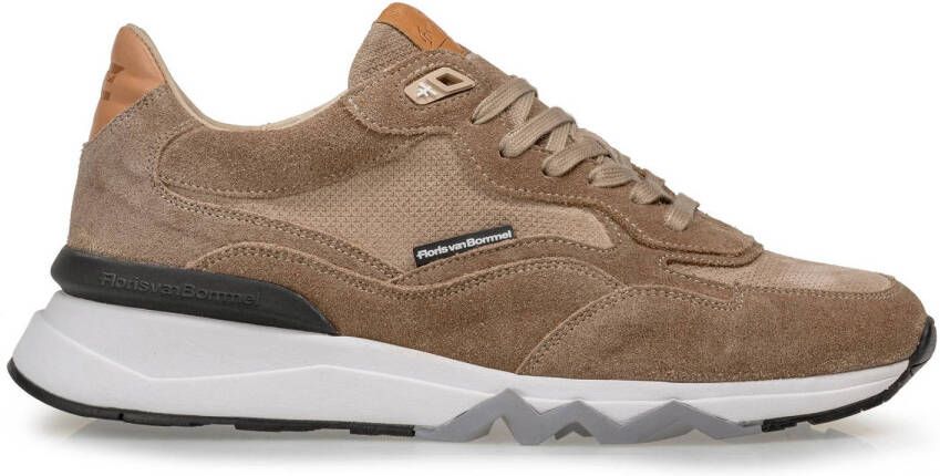 Floris van Bommel DE~ZAGER~02.23~~~~~~~~~~~~~~~~ Lage sneakersVrije tijdsschoenenHeren sneakers Taupe