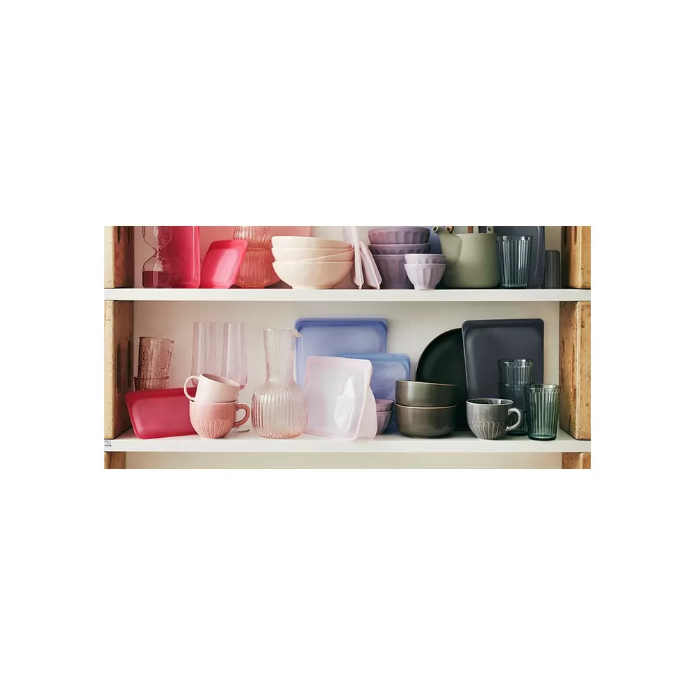 Stasher Bag Stand Up, Rose Quartz
