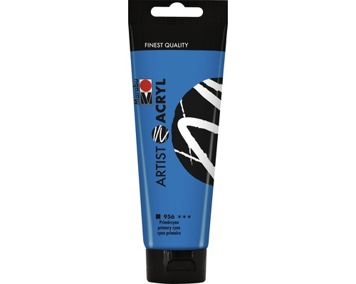 Marabu Artist Acryl, primair cyaan 956, 120 ml