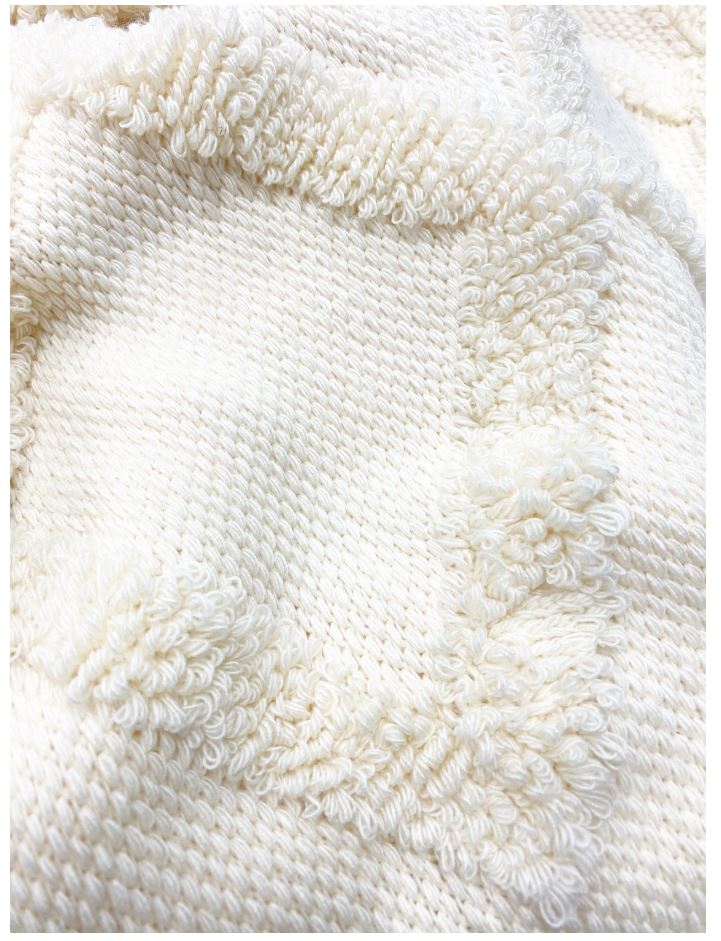 Vario Boho Kuscheldecke -versch. Ausführungen - ecru