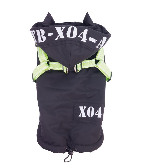 Nobby Hundemantel X04 2 in 1, schwarz
