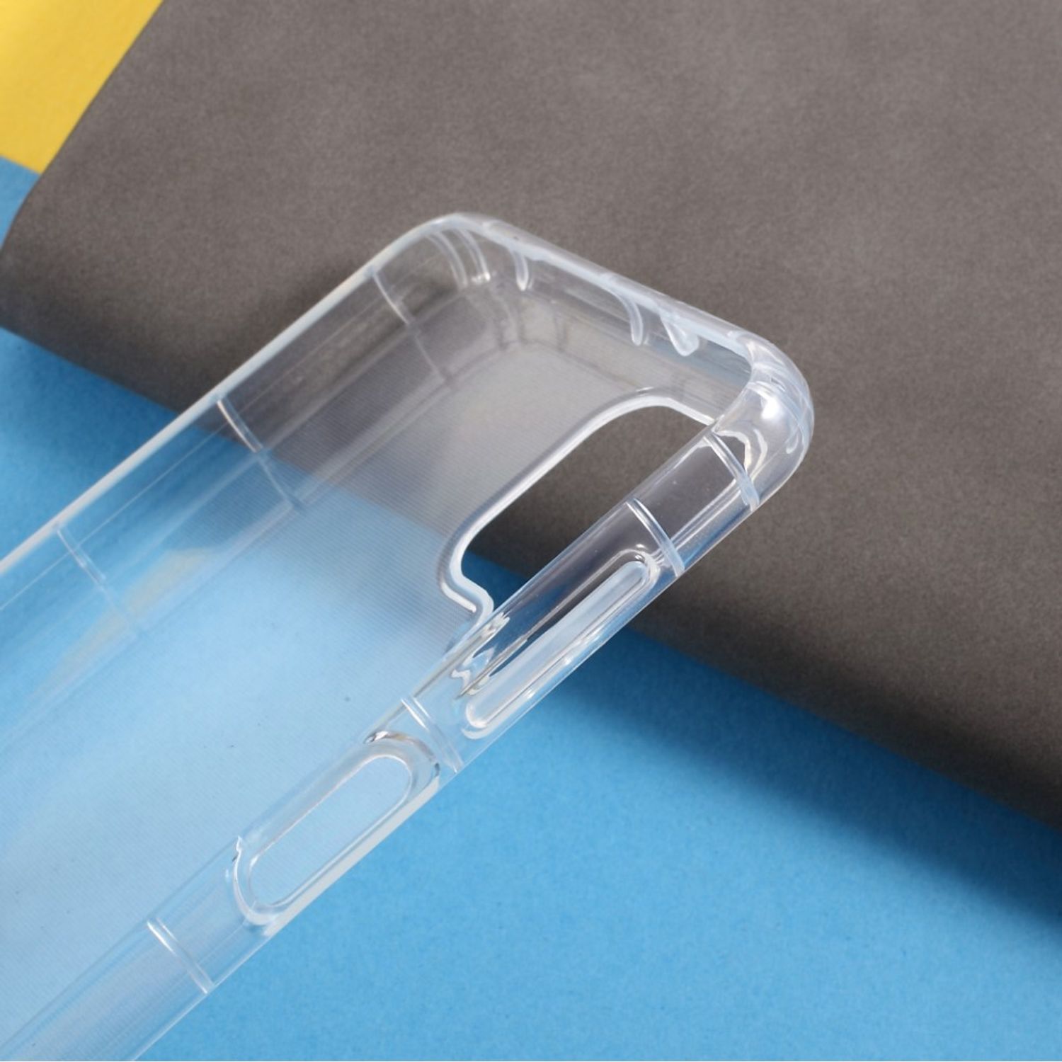 Handyhülle für Samsung Galaxy A12 Schutzcase Backcover Bumper Etuis Transparent