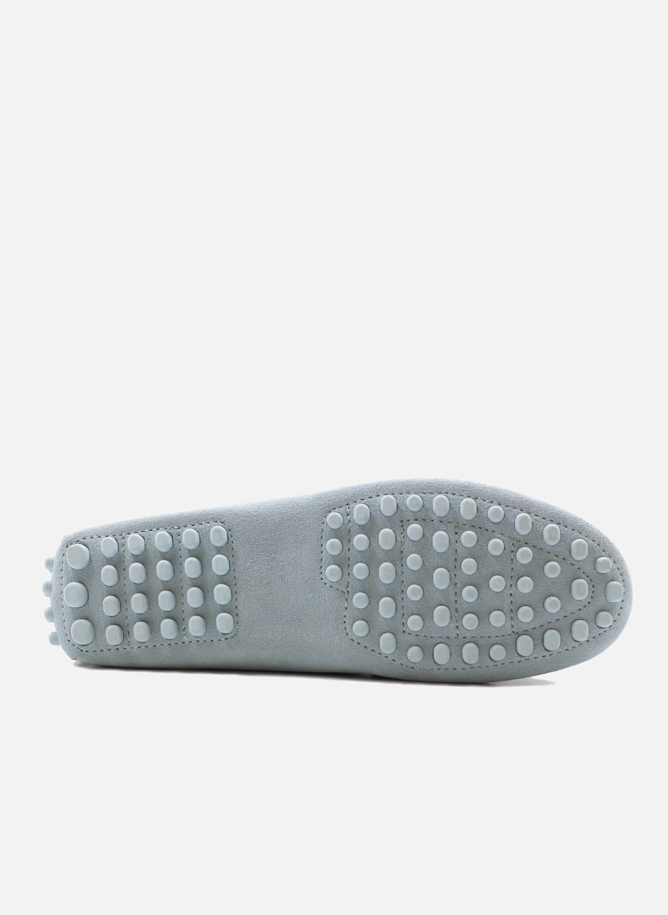 Mocassins femme cuir daim | Bleu