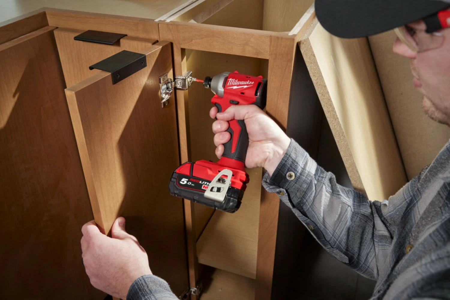 Milwaukee M18 BLIDR-502X 18V Li-ion accu slagschroevendraaier (2x 5.0Ah accu) set in HD Box - 190Nm