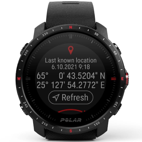 Montre cardio GPS POLAR GRIT X PRO SAPHIR M/L BLACK