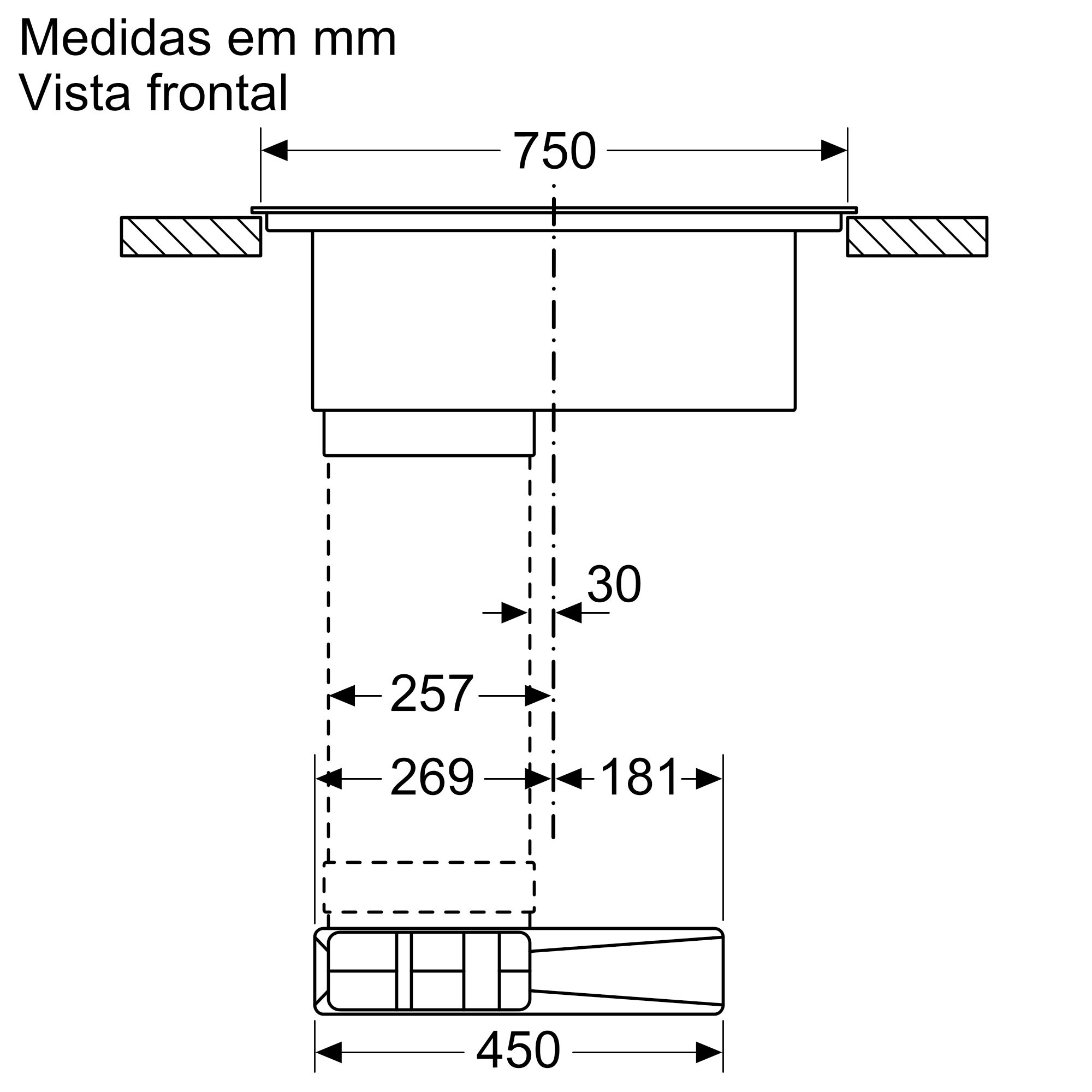 PLACA DE INDUÇÃO SIEMENS EX875LX67E FLEXINDUCTION 80 CM