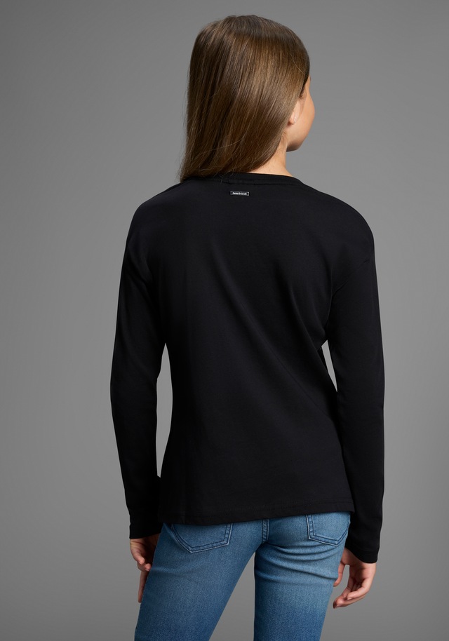 Bruno Banani Langarmshirt »Shirt mit Paillettendetails«, NEU: BRUNO BANANI für TEENS! Langarmshirt mit Pailletten