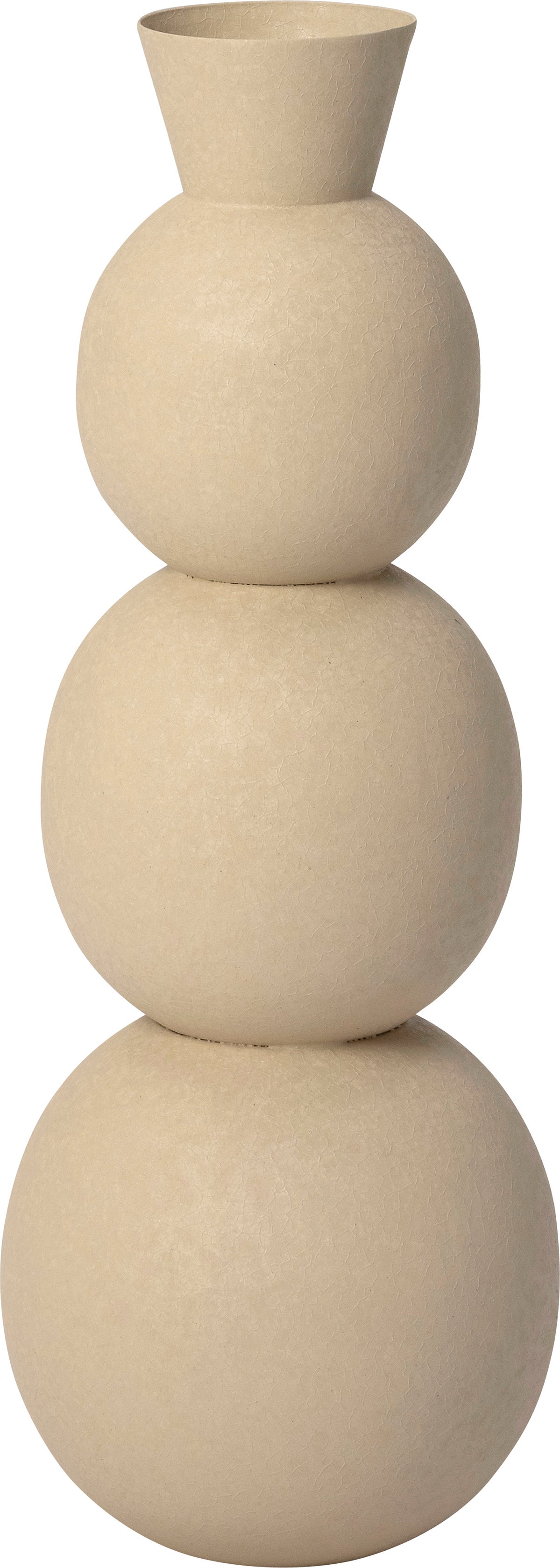 Intratuin vaas Jacky beige D 17 H 50 cm