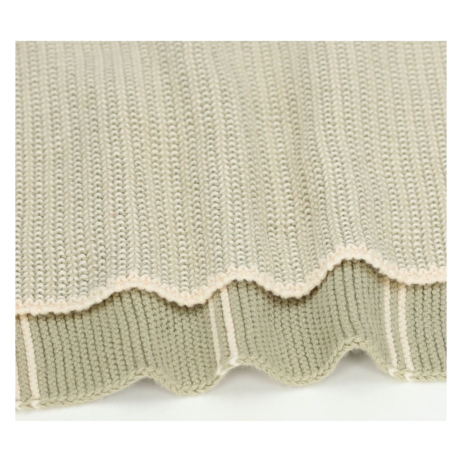 Vaatdoekjes, gebreid katoen, lindegroen, 2 stuks 25 x 25 cm