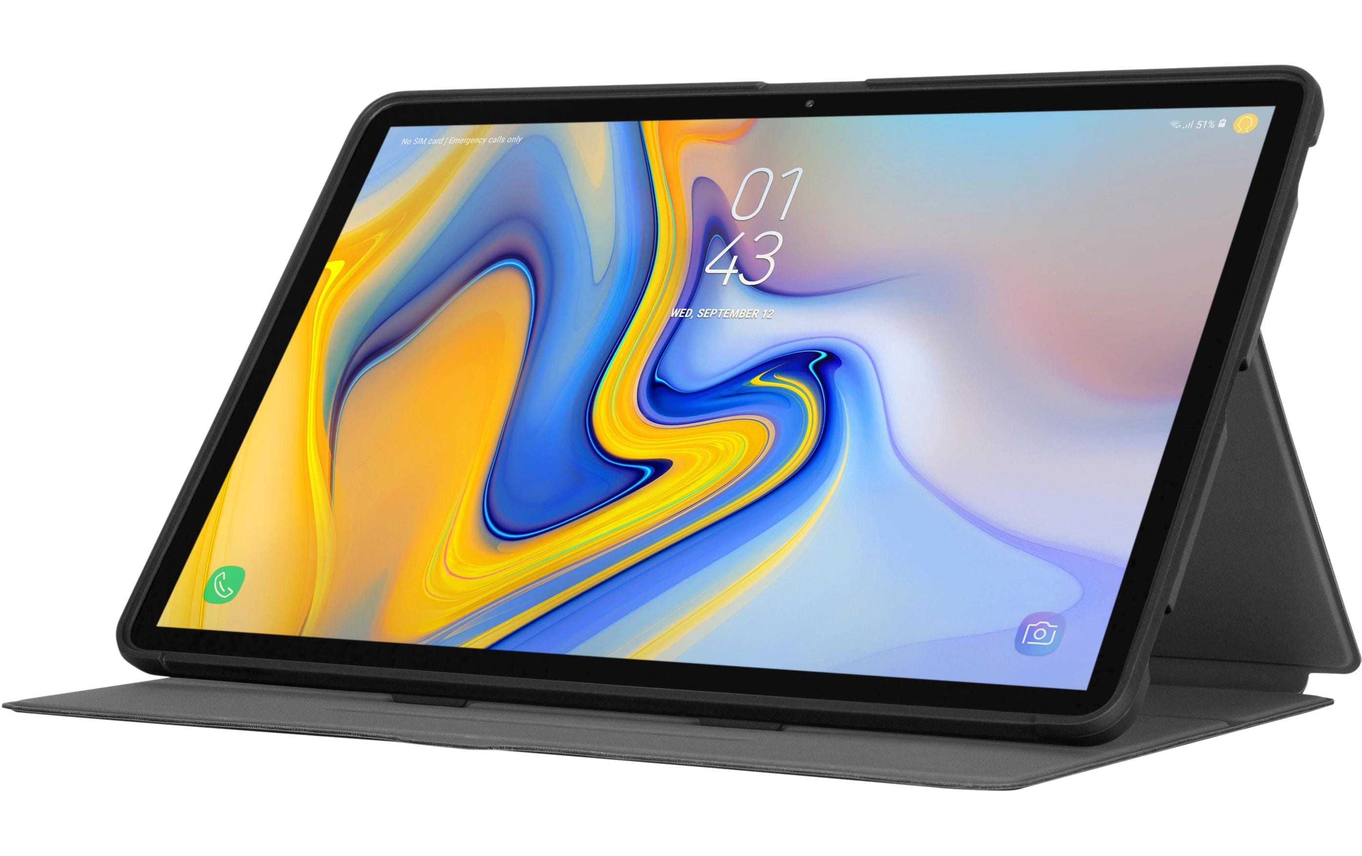 Tablet Book Cover Click-In Galaxy Tab S7+/S8+/S9+/S9 FE+Tablet-Schutzhülle mit flexibler Aufstellfunktion