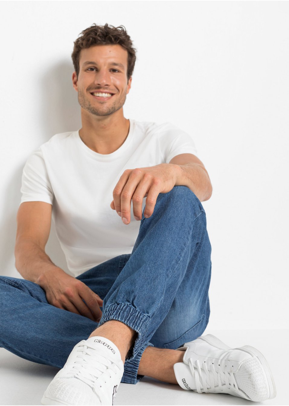 Lot de 2 jeans taille extensible Regular Fit, Straight