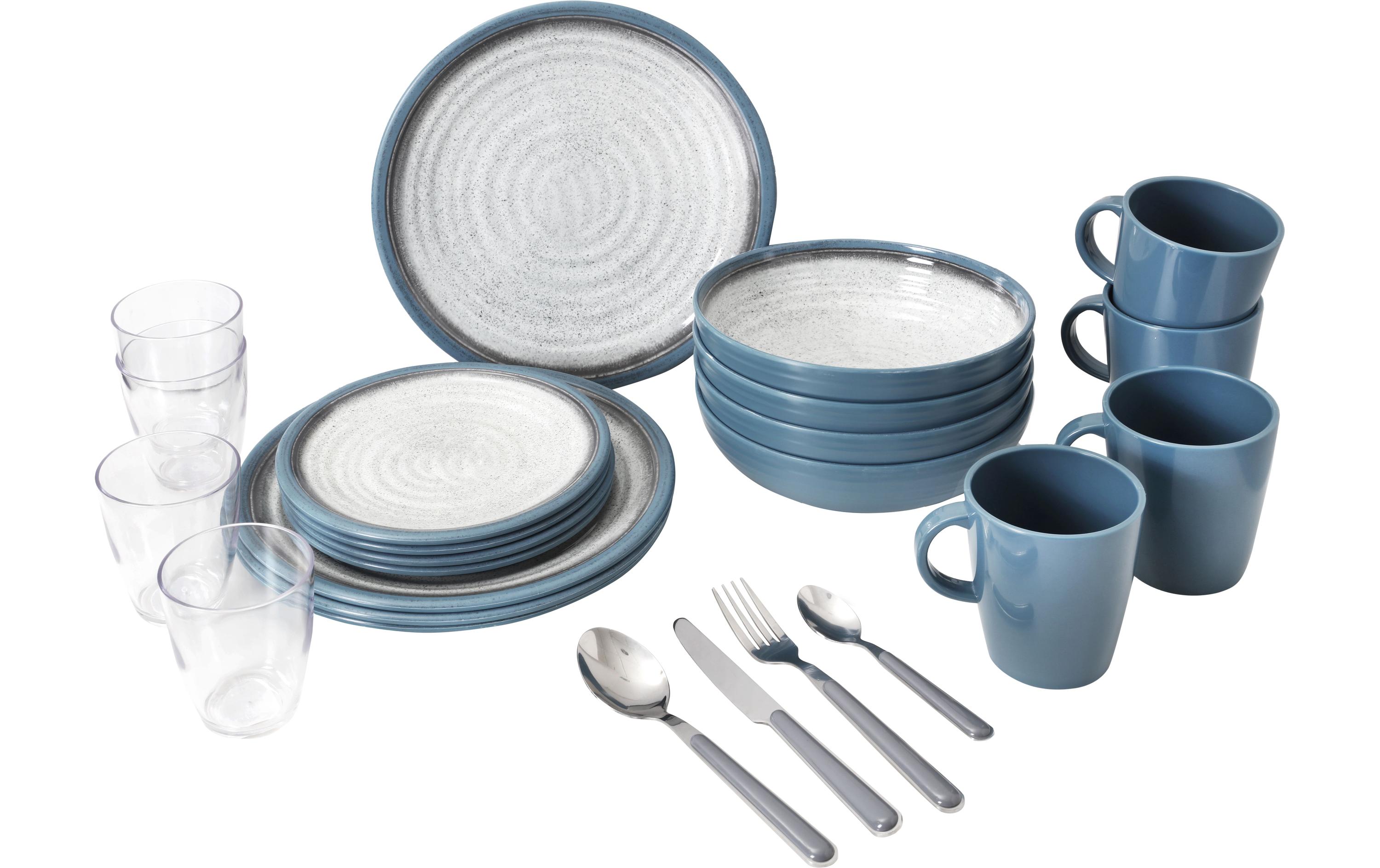 Outdoor-Geschirrset All inclusive Tuscany<br>36-teiliges Geschirr- und Besteckset
