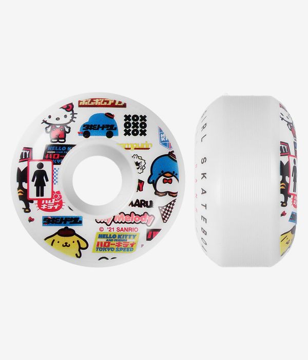 Girl Sanrio Tokyo Speed Staple Rollen (white multi) 54mm 99A