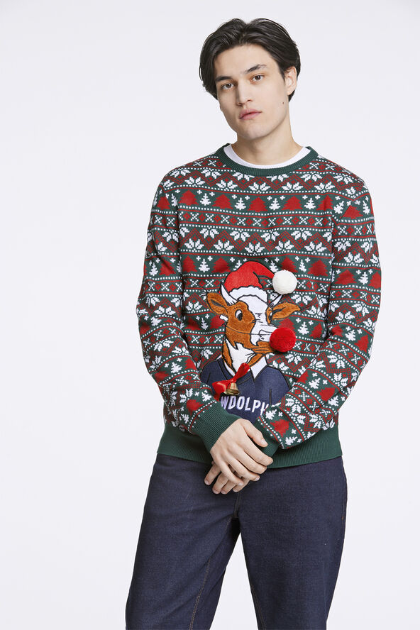 Lindbergh 3D xmas knit Grøn