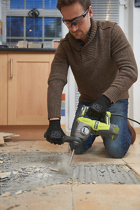 Perforateur burineur Ryobi RSDS800-KC 800W, 3J