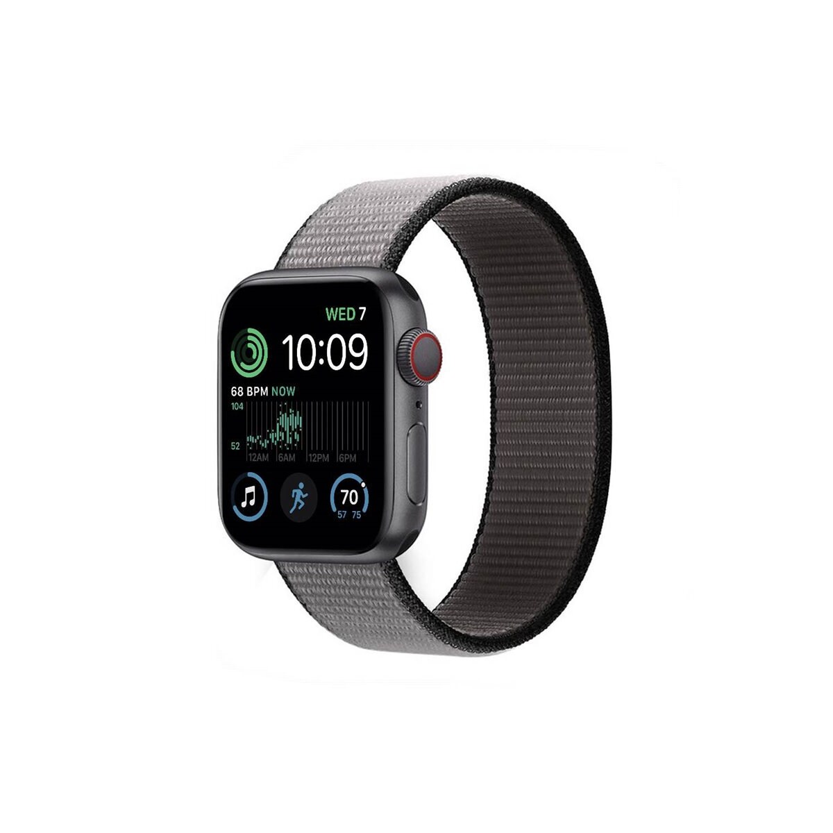 Nylon armbånd Apple Watch SE 2022 (44mm) - Anchor Ash