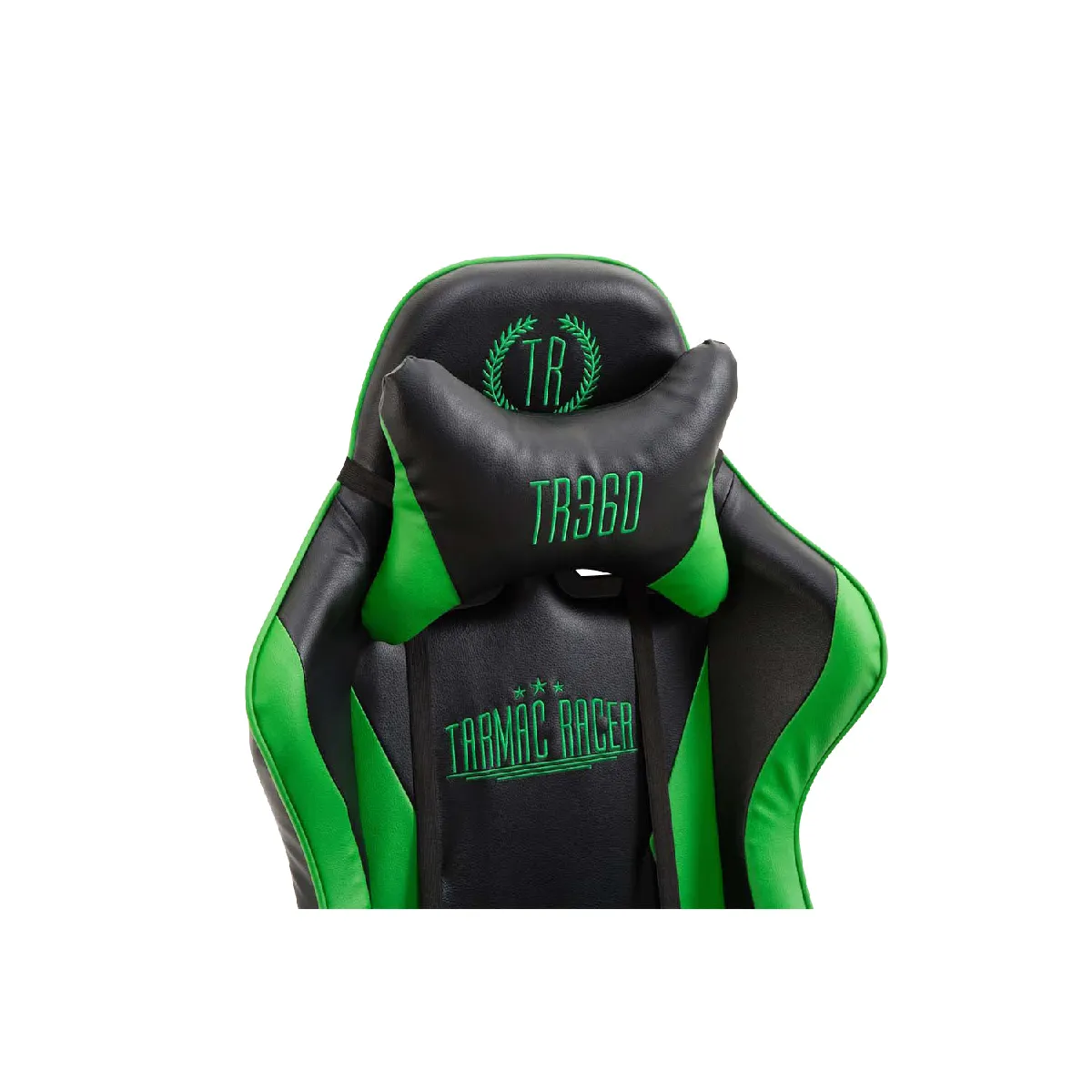 Decoshop26 Fauteuil Bureau Noir/Vert