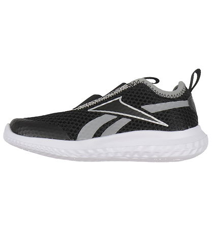 Reebok Sko - Rush Runner Slip-On - Sort/Gr?/Hvid