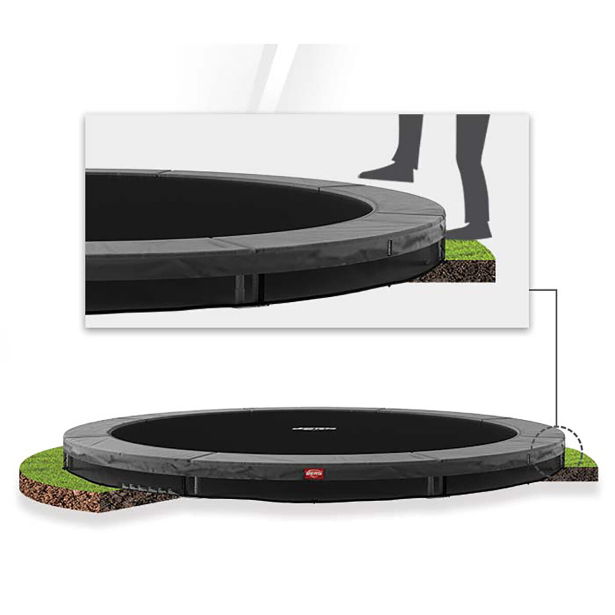 Bergtoys BERG Favorit Trampolin - InGround