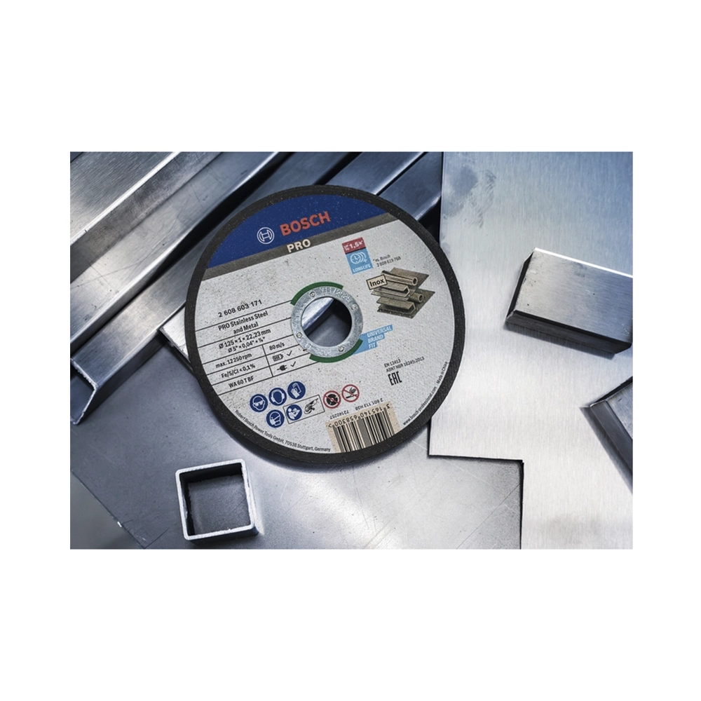Bosch 100x Trennscheibe 125mm im Eimer (2.608.626.113)