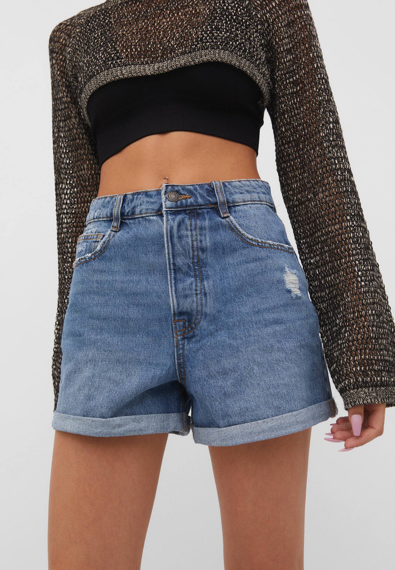 shorts estilo Mom