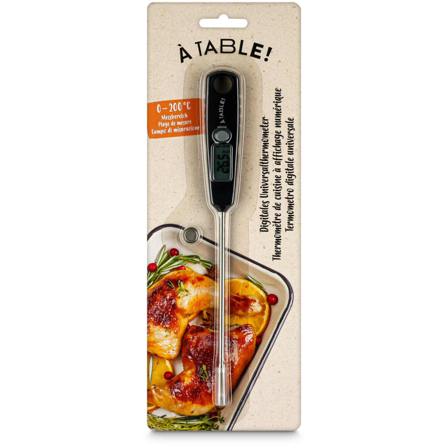 À Table! Digitales Universalthermometer