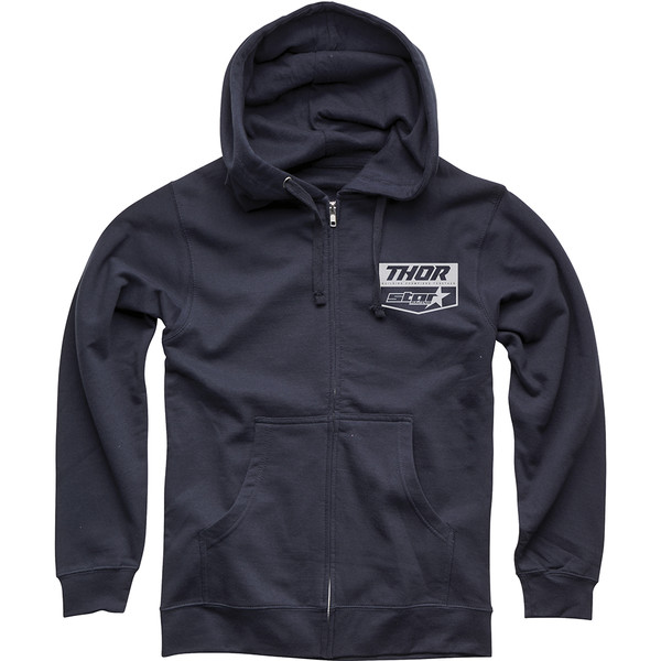 Thor Motocross - Sweat zippé Star Racing Chevron Zip-Up Navy