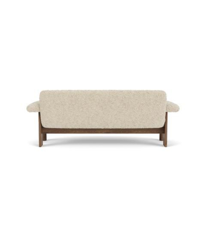 Audo Copenhagen Brasilia 2-zits bank walnoot Sheepskin Nature