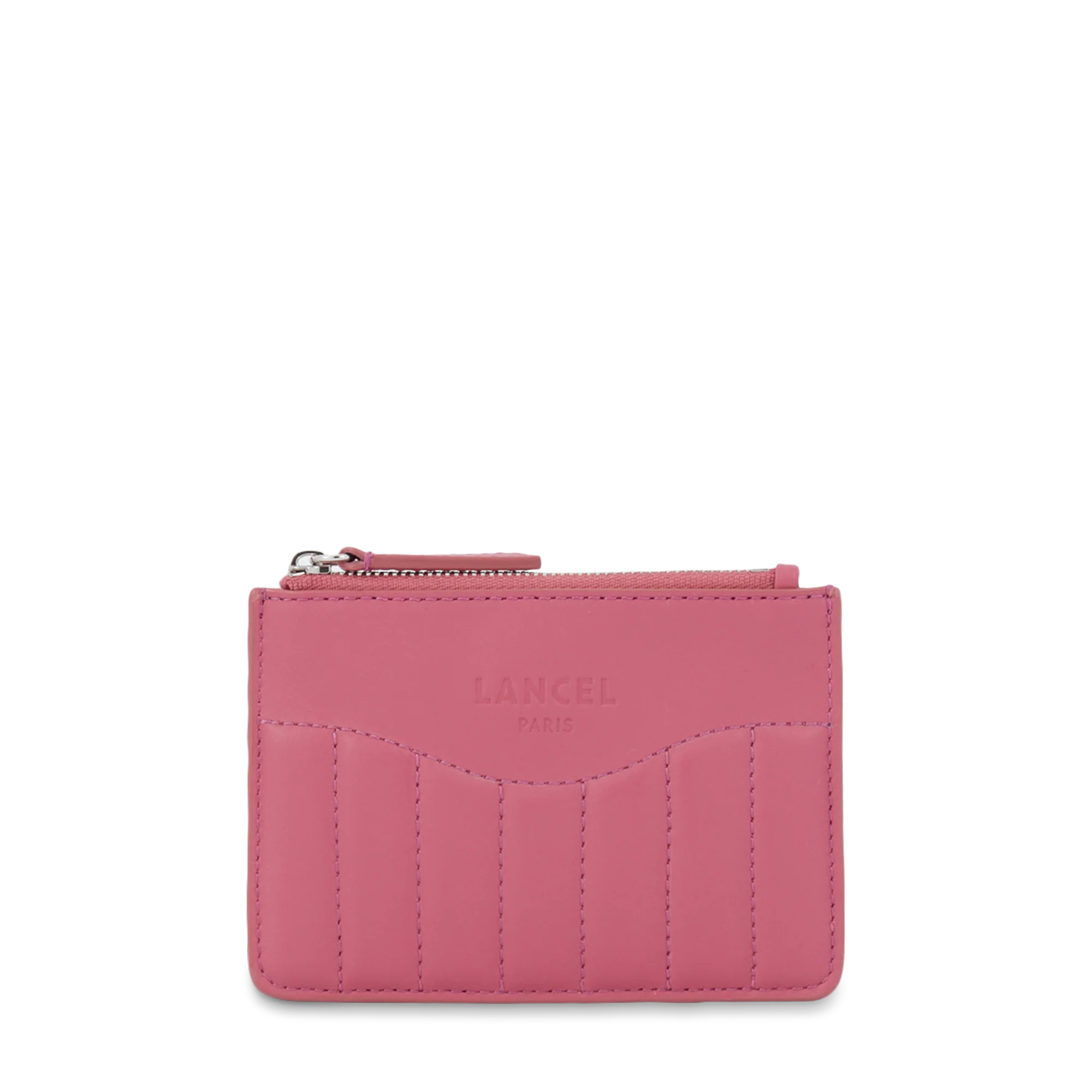 Porte-cartes zippé L Rodeo de Lancel-Cerise