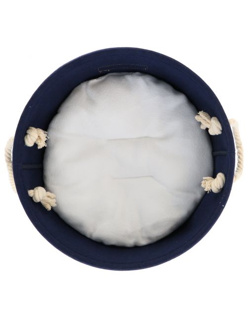 Pets Dreamteam Mand Rond Vilt - Dierenmand - Ø39x17 cm Navy