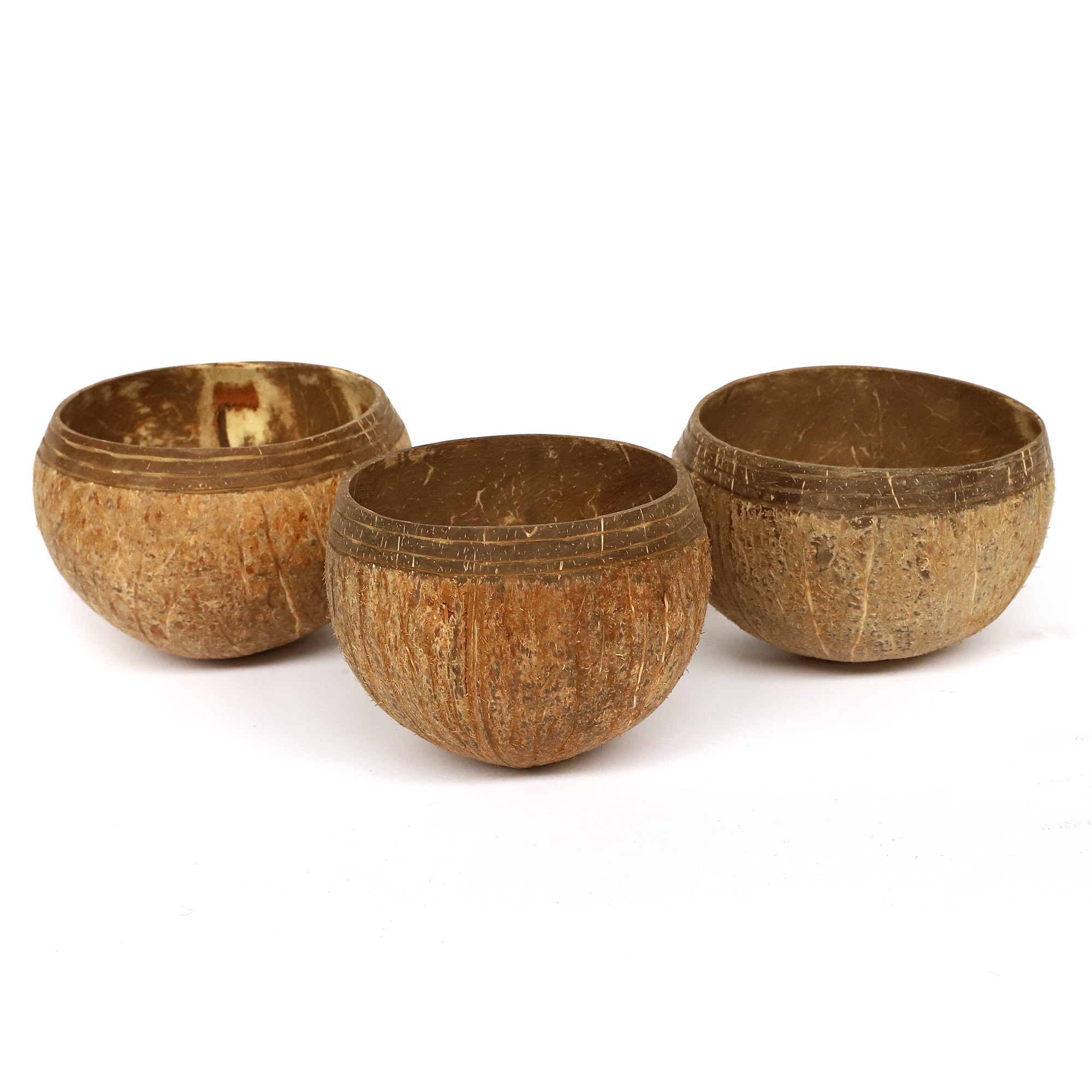 Kokosnuss-Schale, Ø 13-15 cm, H 8 cm von fischer's lagerhaus