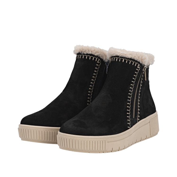 Remonte D3B70 schwarz/schwarz/beige