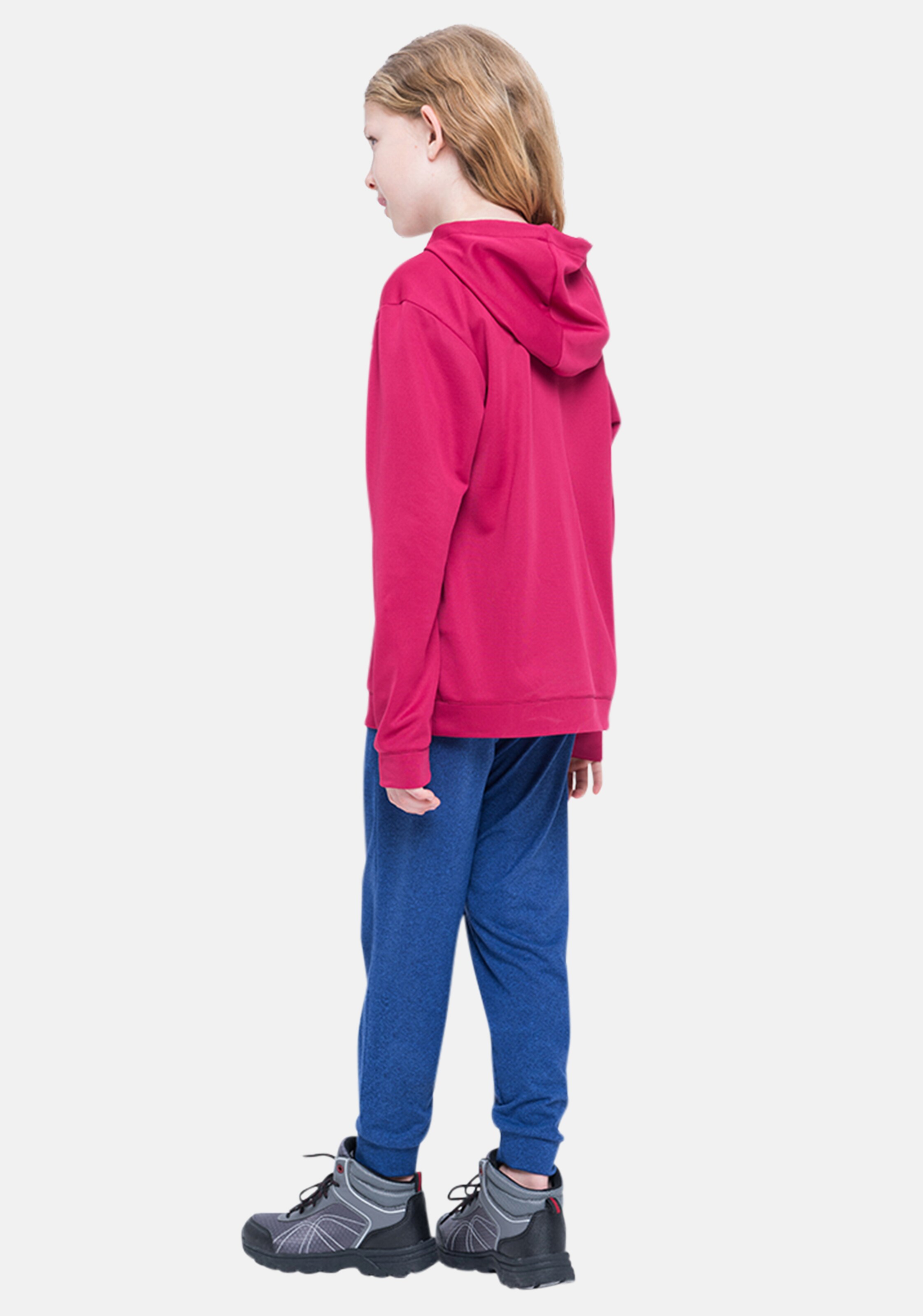 WeAct-Kinderkollektion Mid Layer Hoodie in sangria