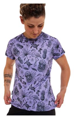 Maillot Manches Courtes Femme Dharco Violet