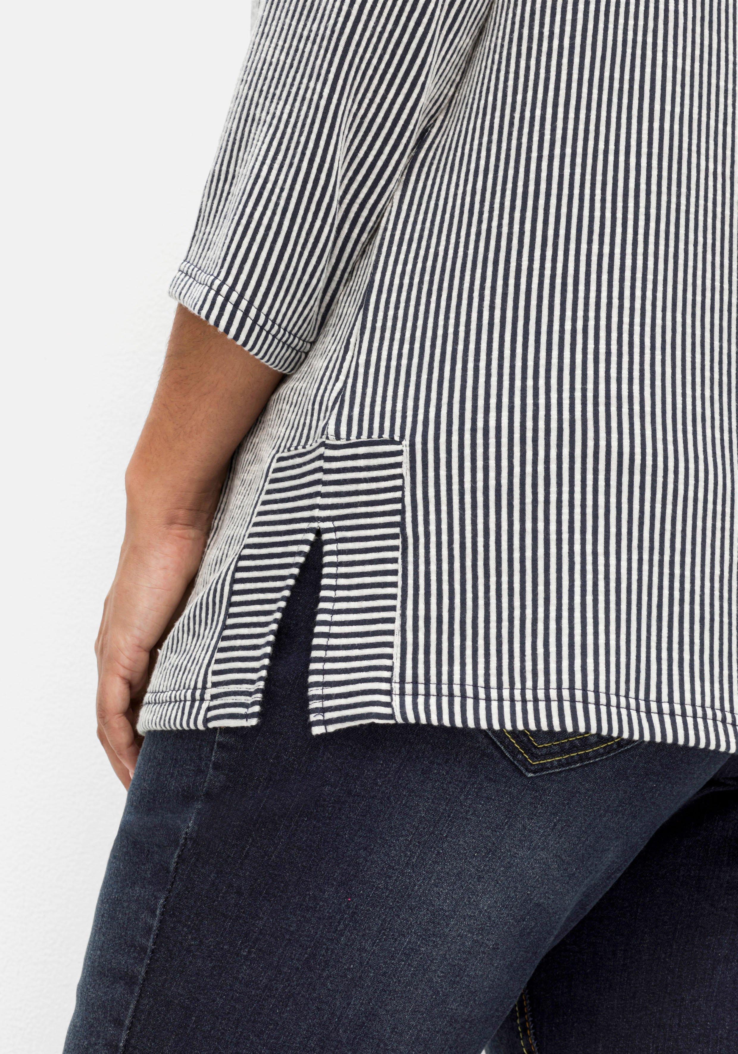 Gestreiftes Shirt mit 3/4-Arm
