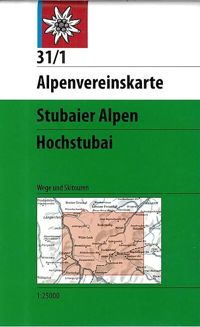 ALPENVEREIN - 31 1 STUBAIER HOCHSTUBAI 1 25 000
