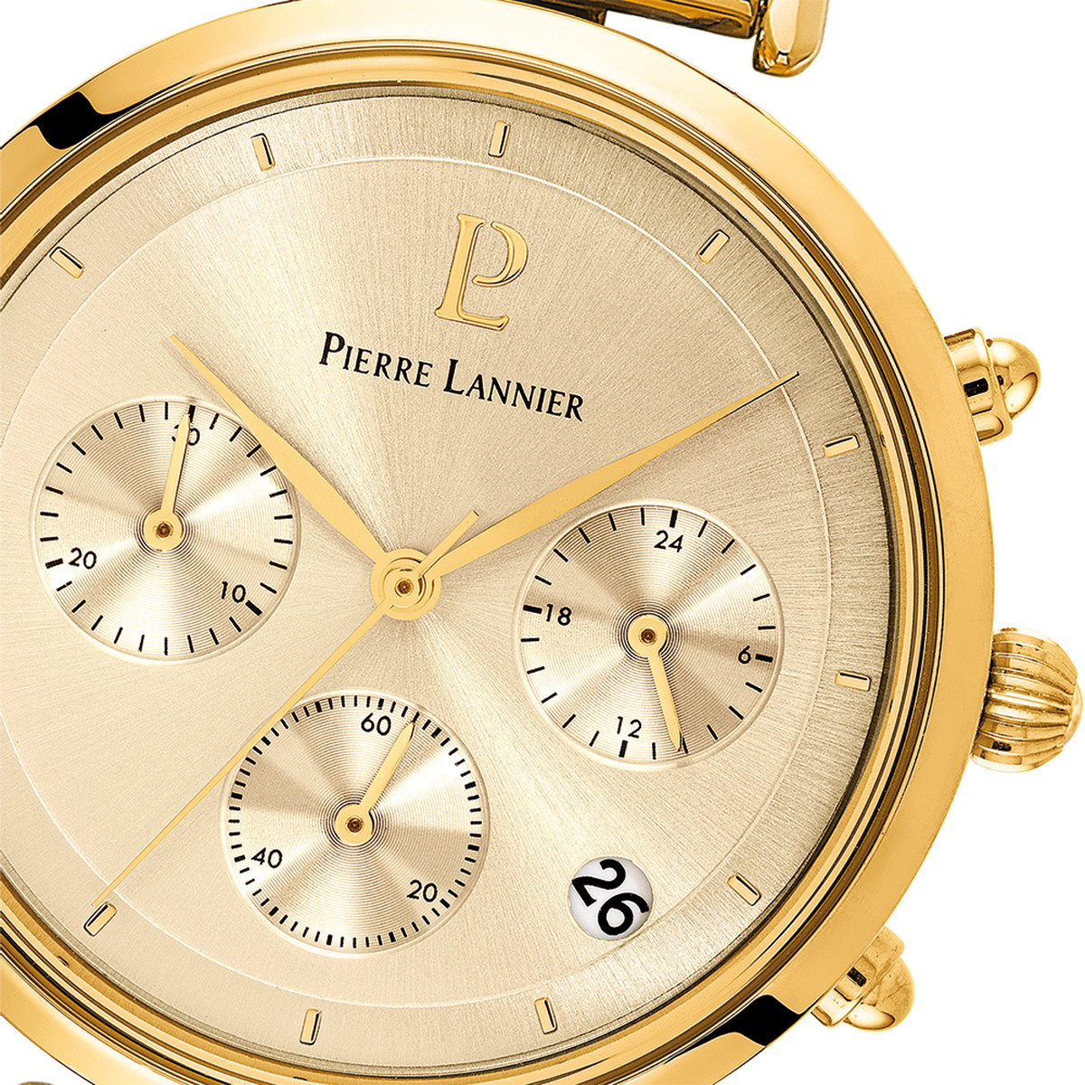 Montre PIERRE LANNIER lutecia femme bracelet acier doré
