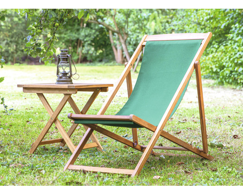 Aviro tuinligstoel, groene stof