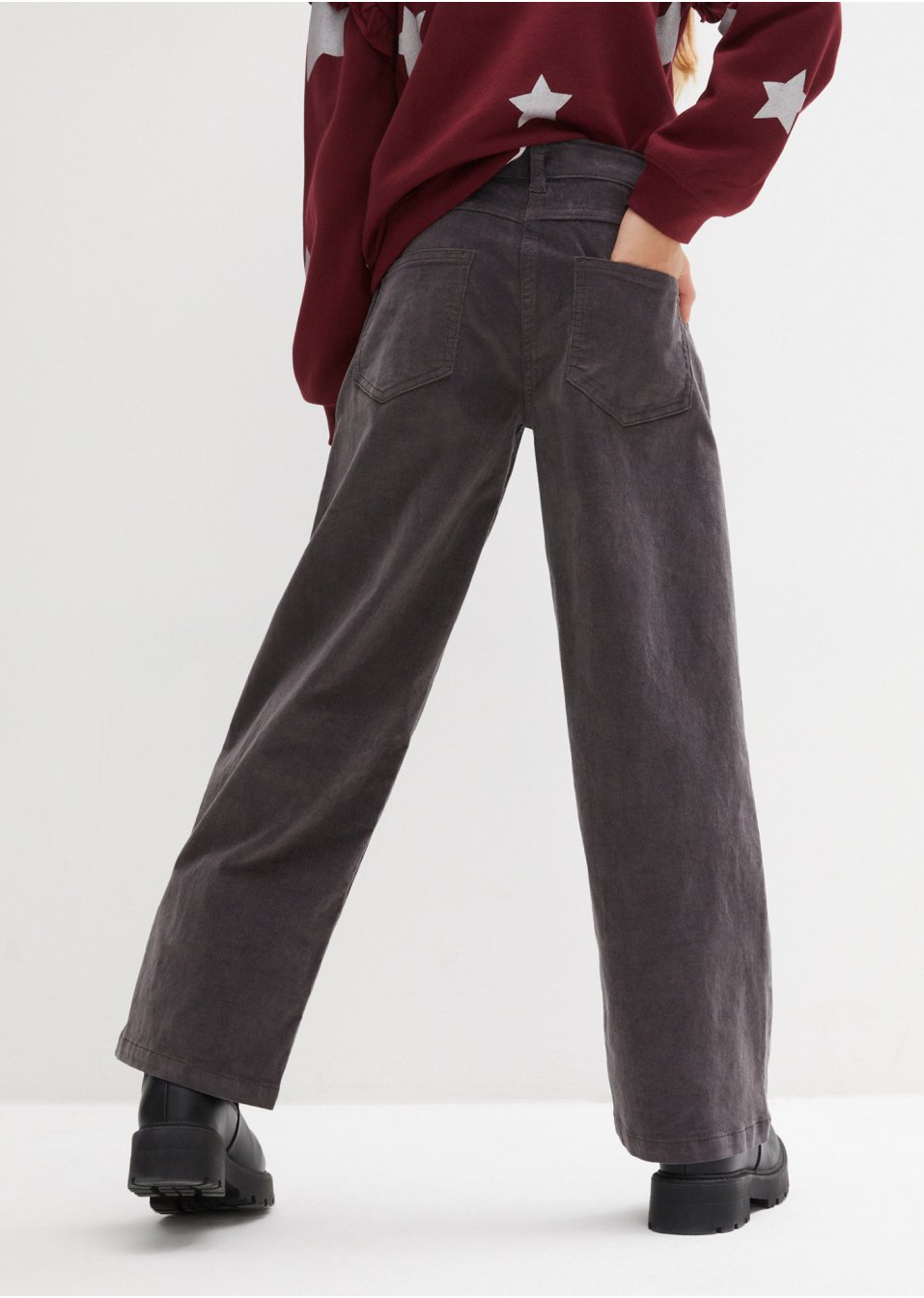 Pantalon velours côtelé fille