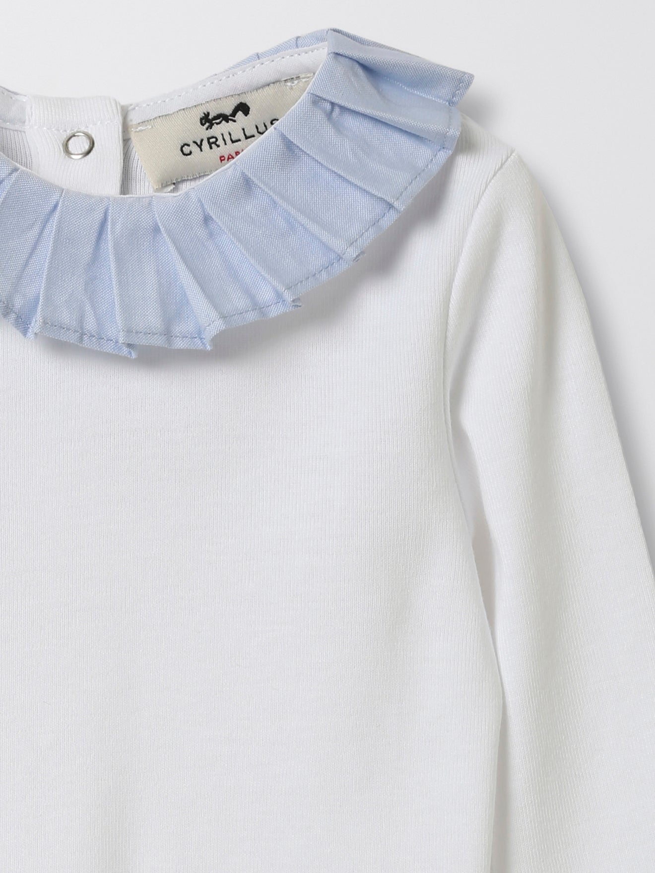 Body Bébé col plissé - Coton biologique