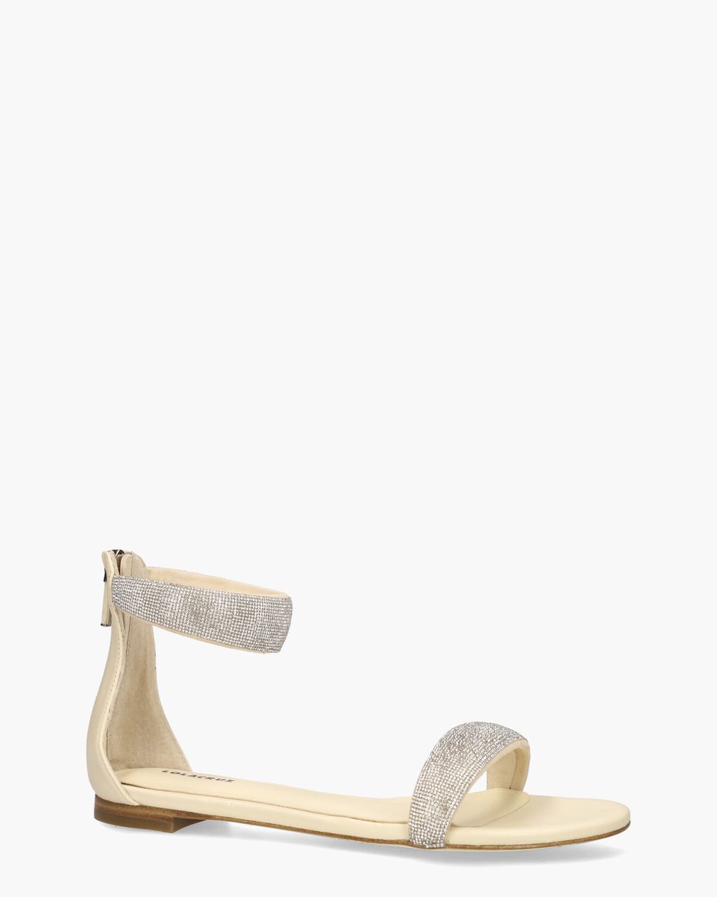 Lola Cruz Janne Off-White Damessandalen