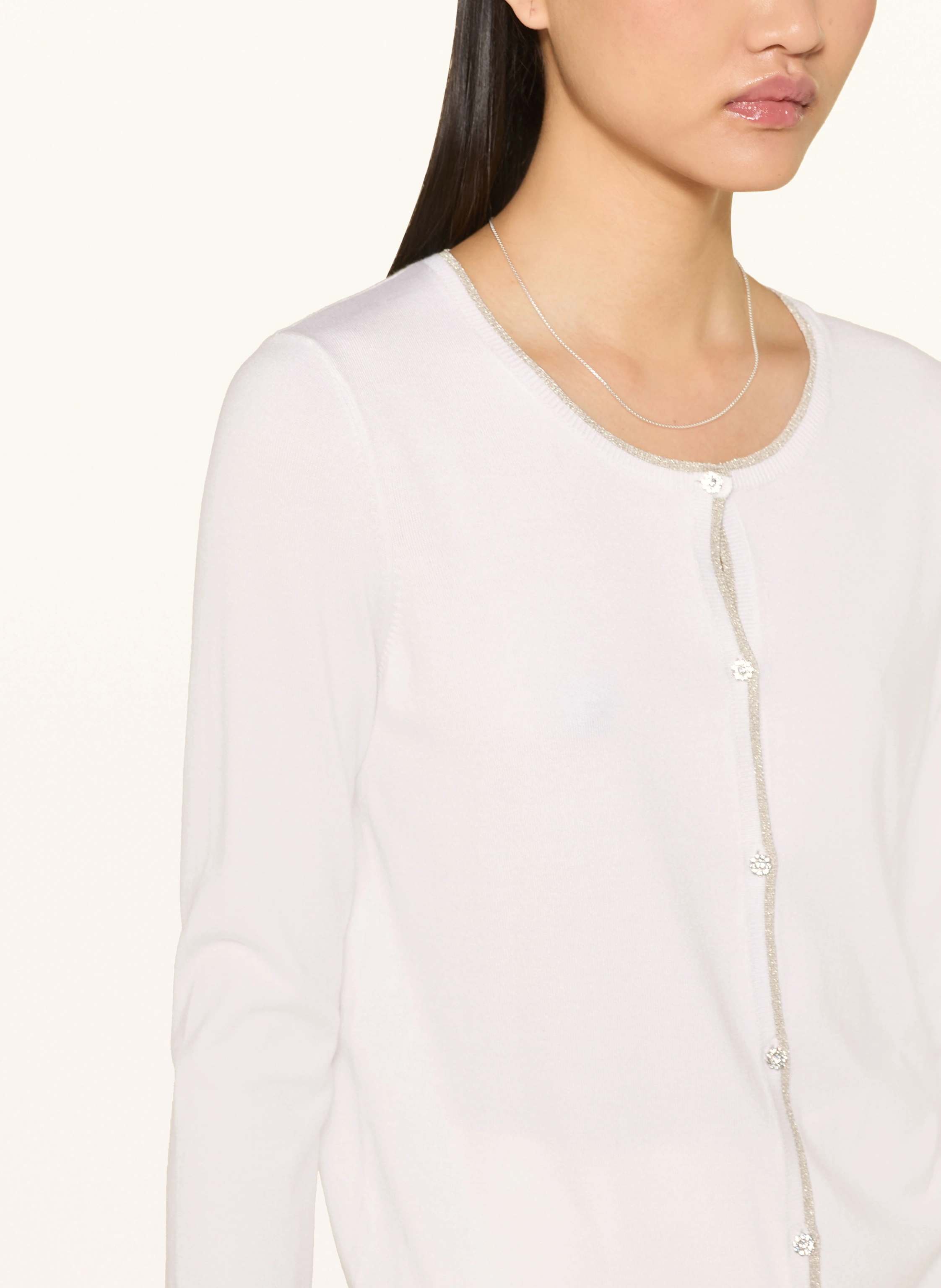 LIU JO Strickjacke mit Glitzergarn